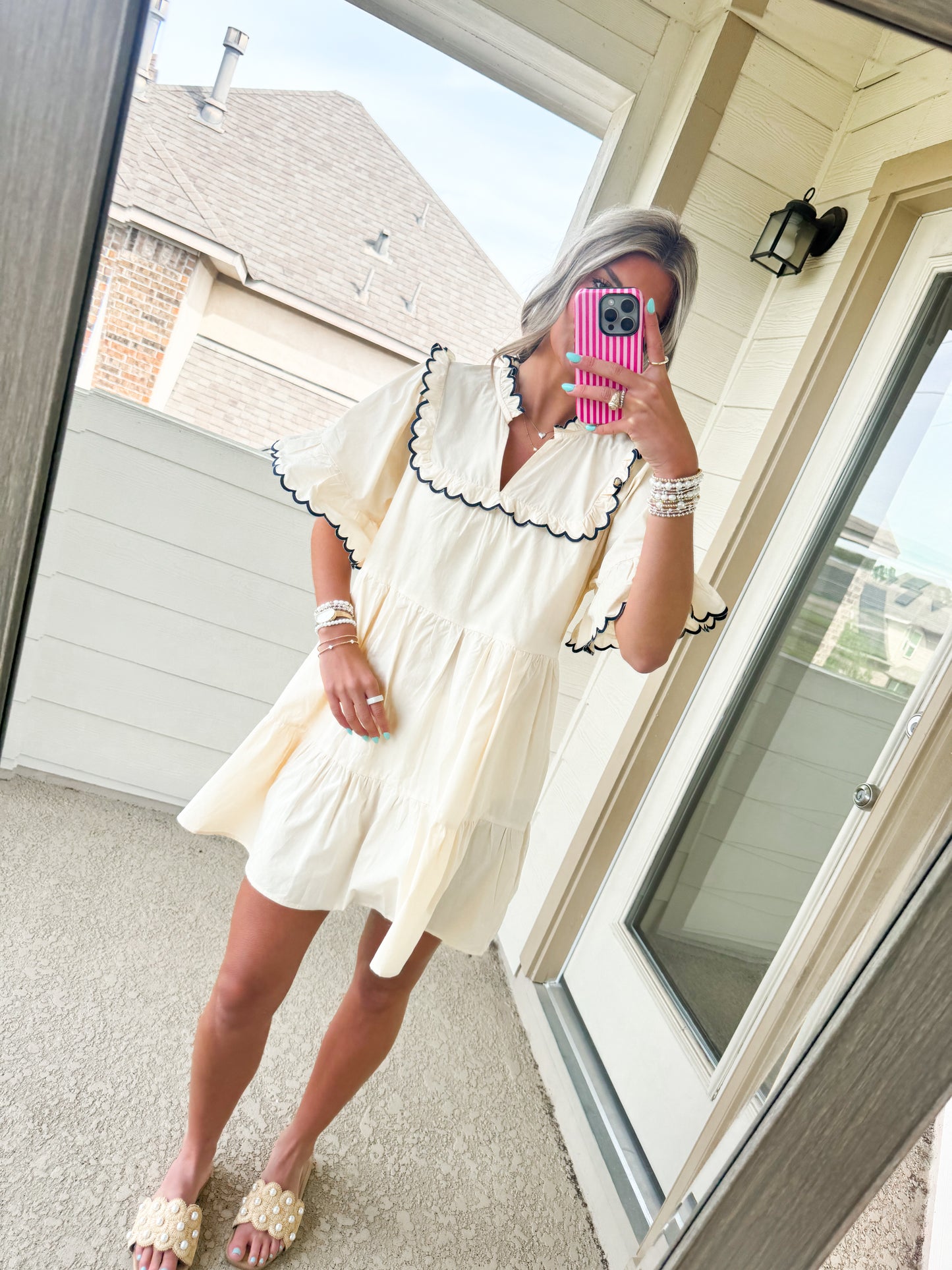 Sailor Scalloped Dress