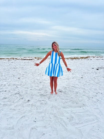 Saltwater Stripe Blue Dress