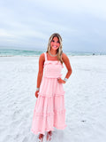 Pretty In Pink Midi Dress