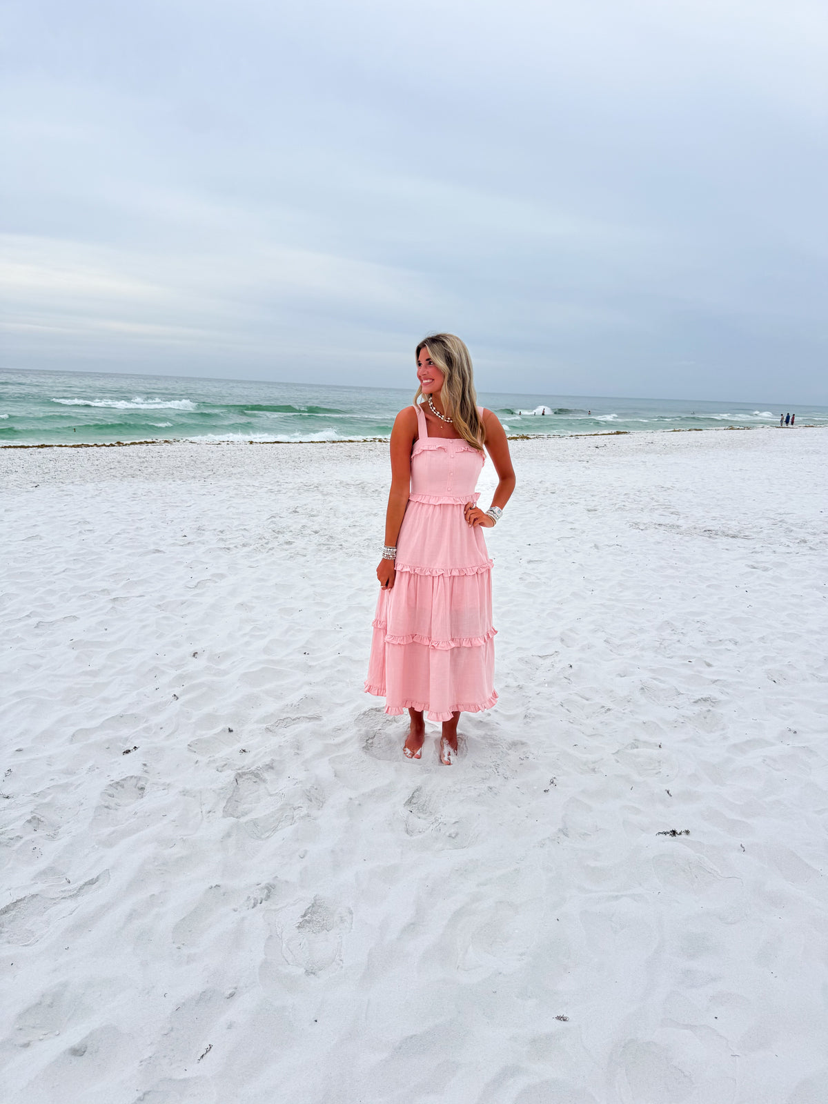 Pretty In Pink Midi Dress