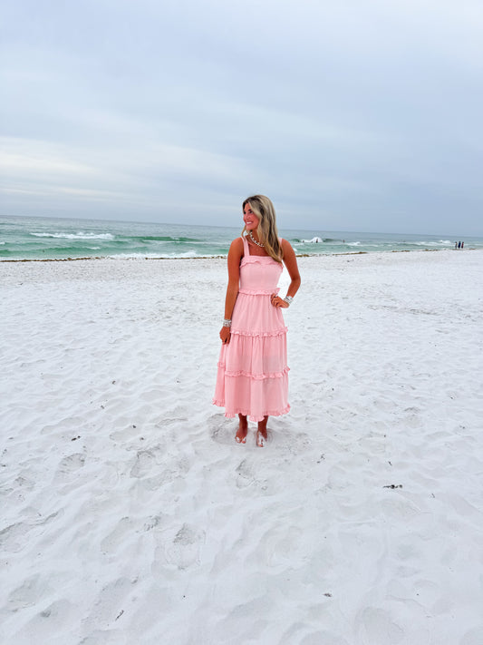 Pretty In Pink Midi Dress