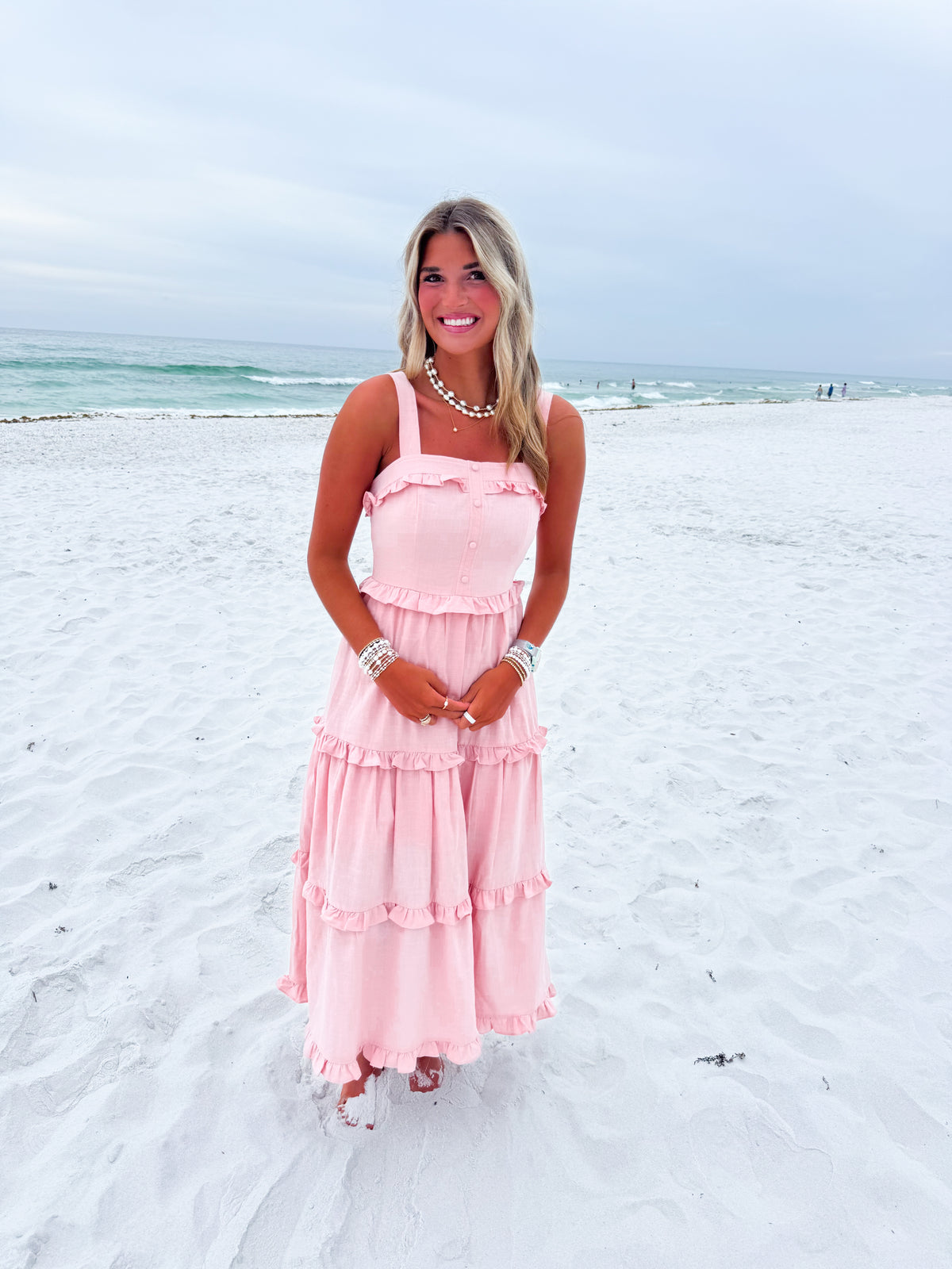 Pretty In Pink Midi Dress