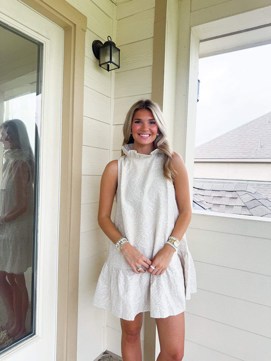 Sand Dune Scallop Dress