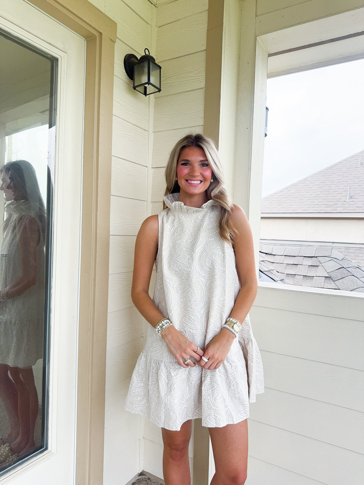 Sand Dune Scallop Dress
