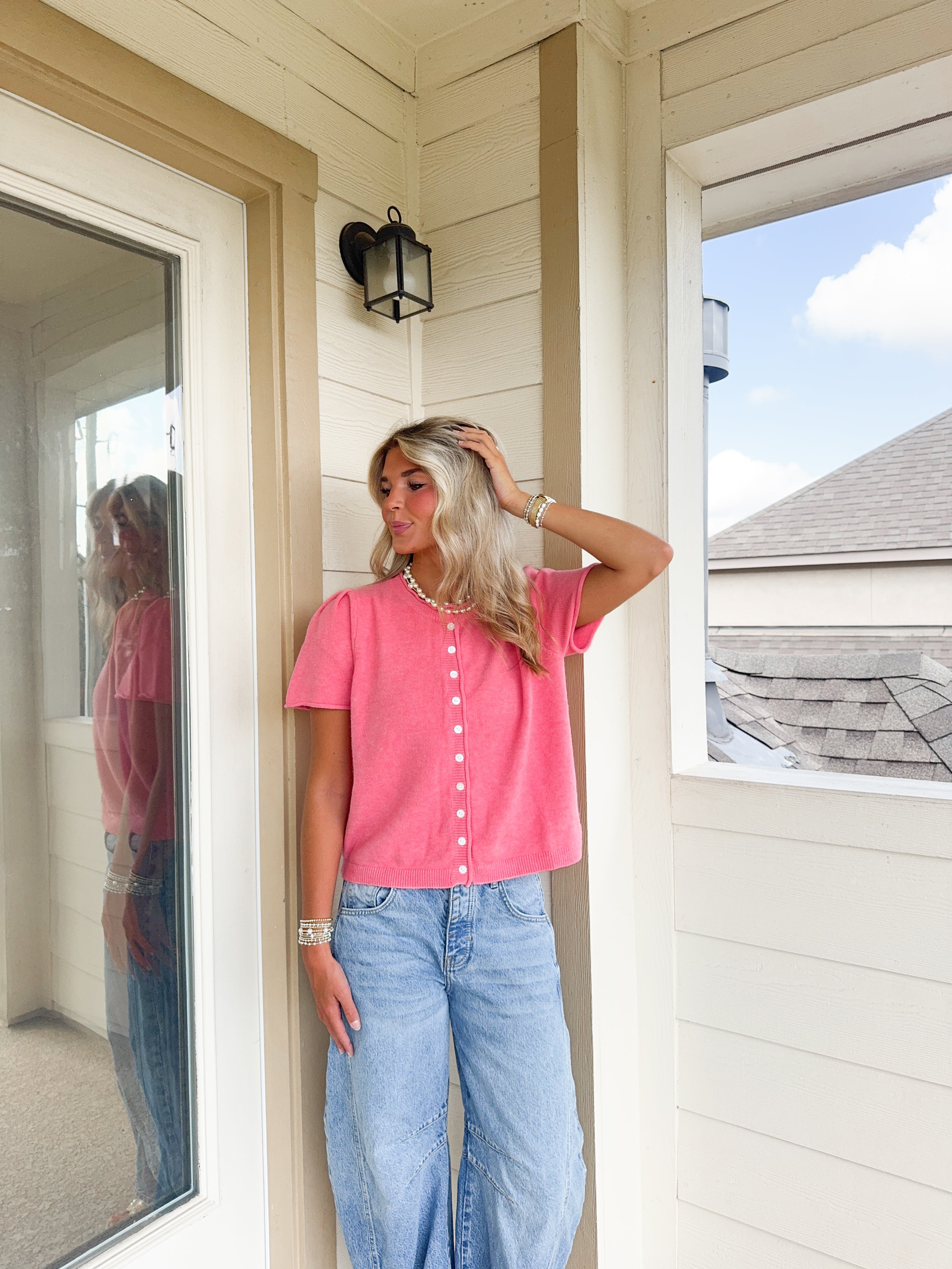 Pink Easy Breezy Cardigan