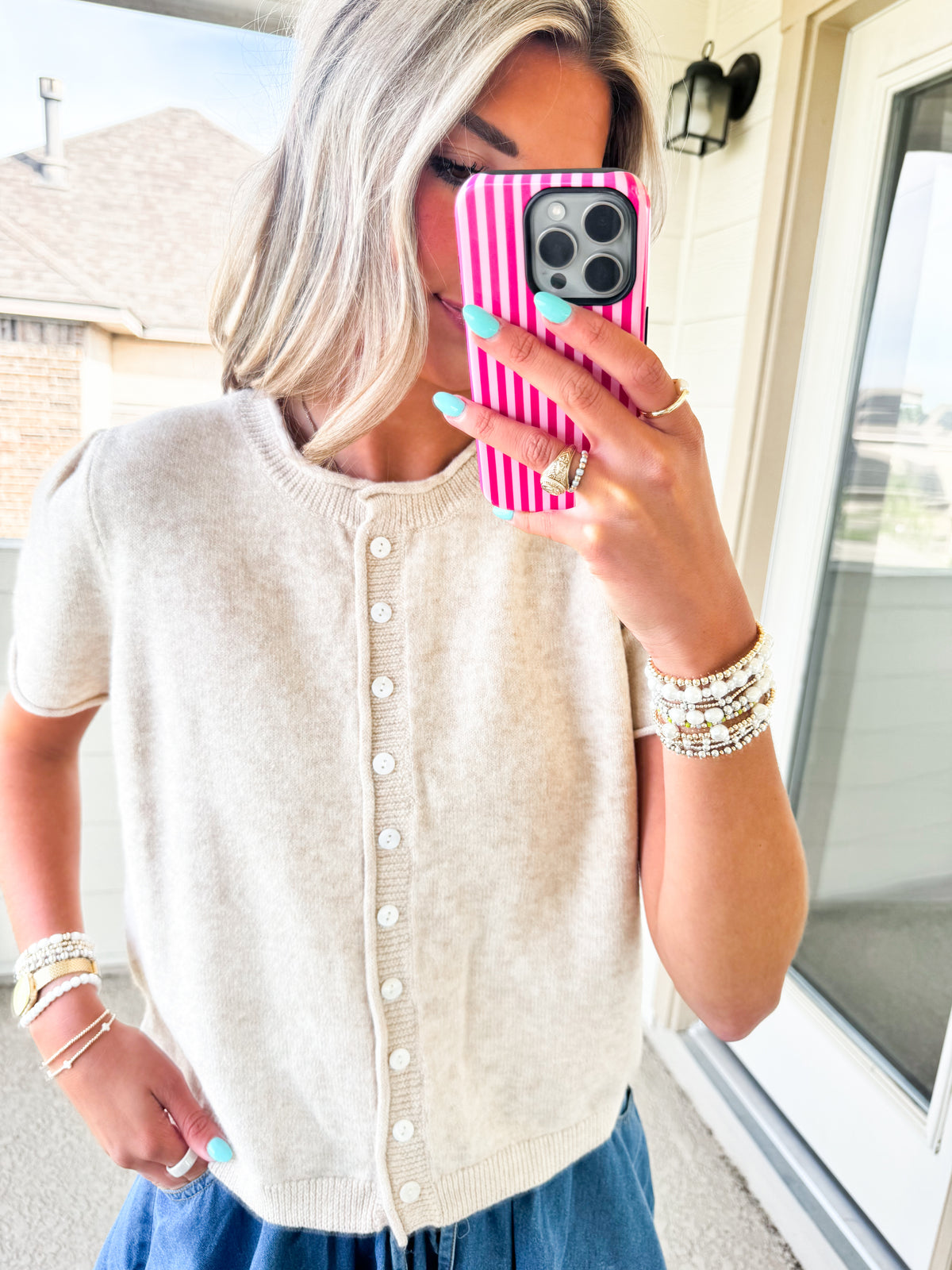 Cream Easy Breezy Cardigan