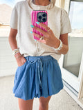 Bri Bubble Mini Skirt (SIZE UP)