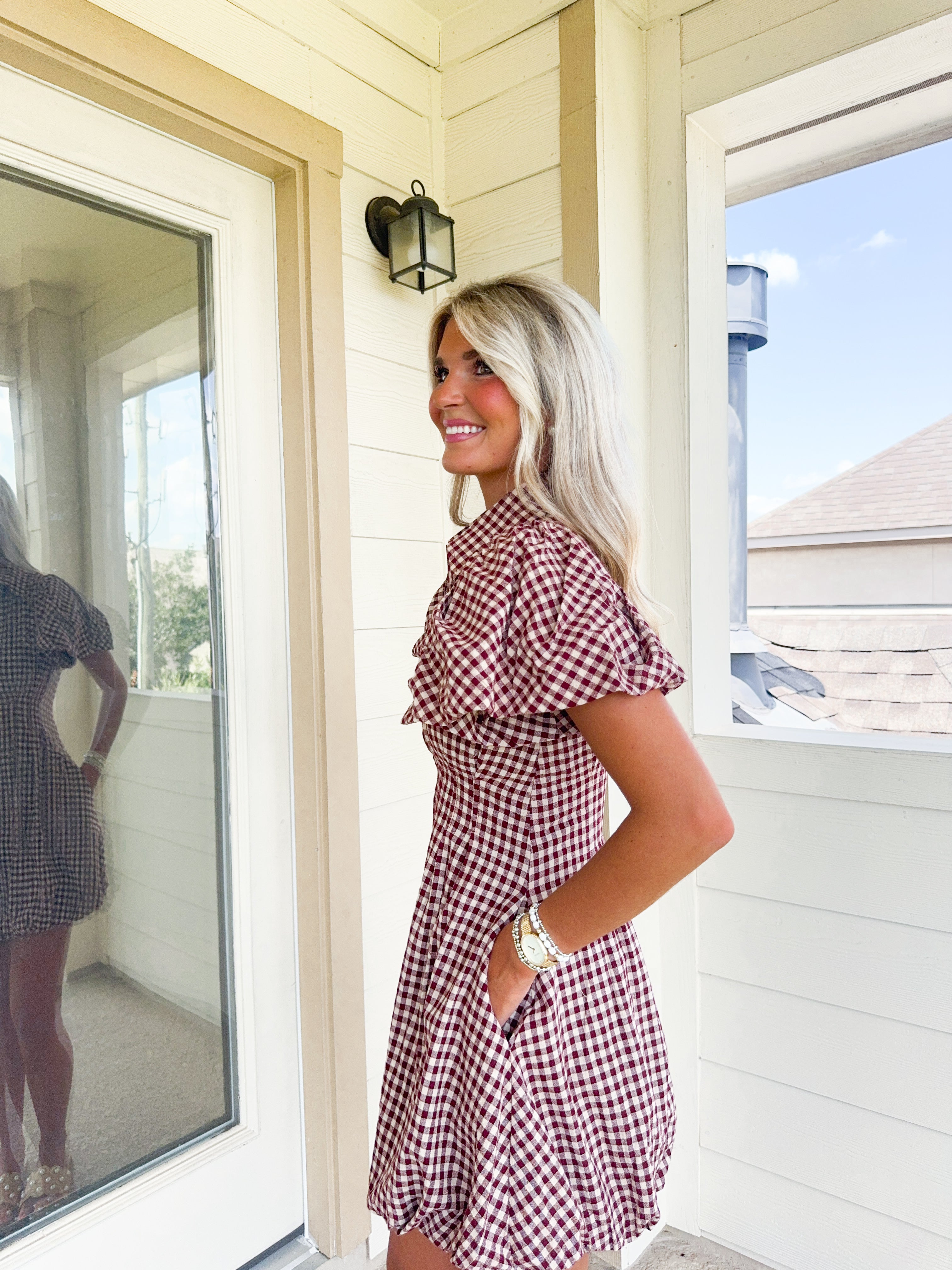 Magnolia Gingham Dress