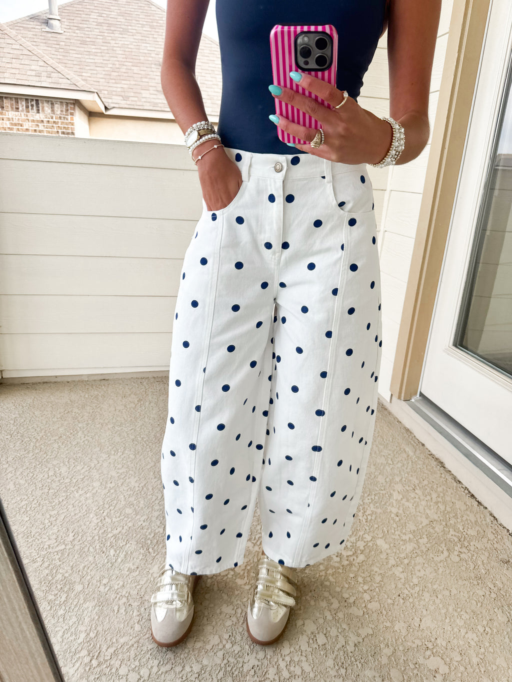 Perfect Polka Dot Jeans