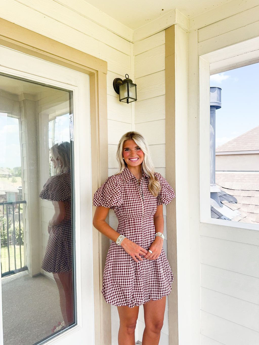 Magnolia Gingham Dress