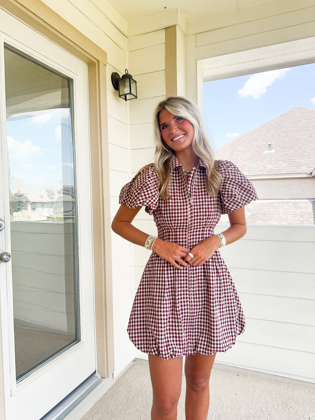 Magnolia Gingham Dress