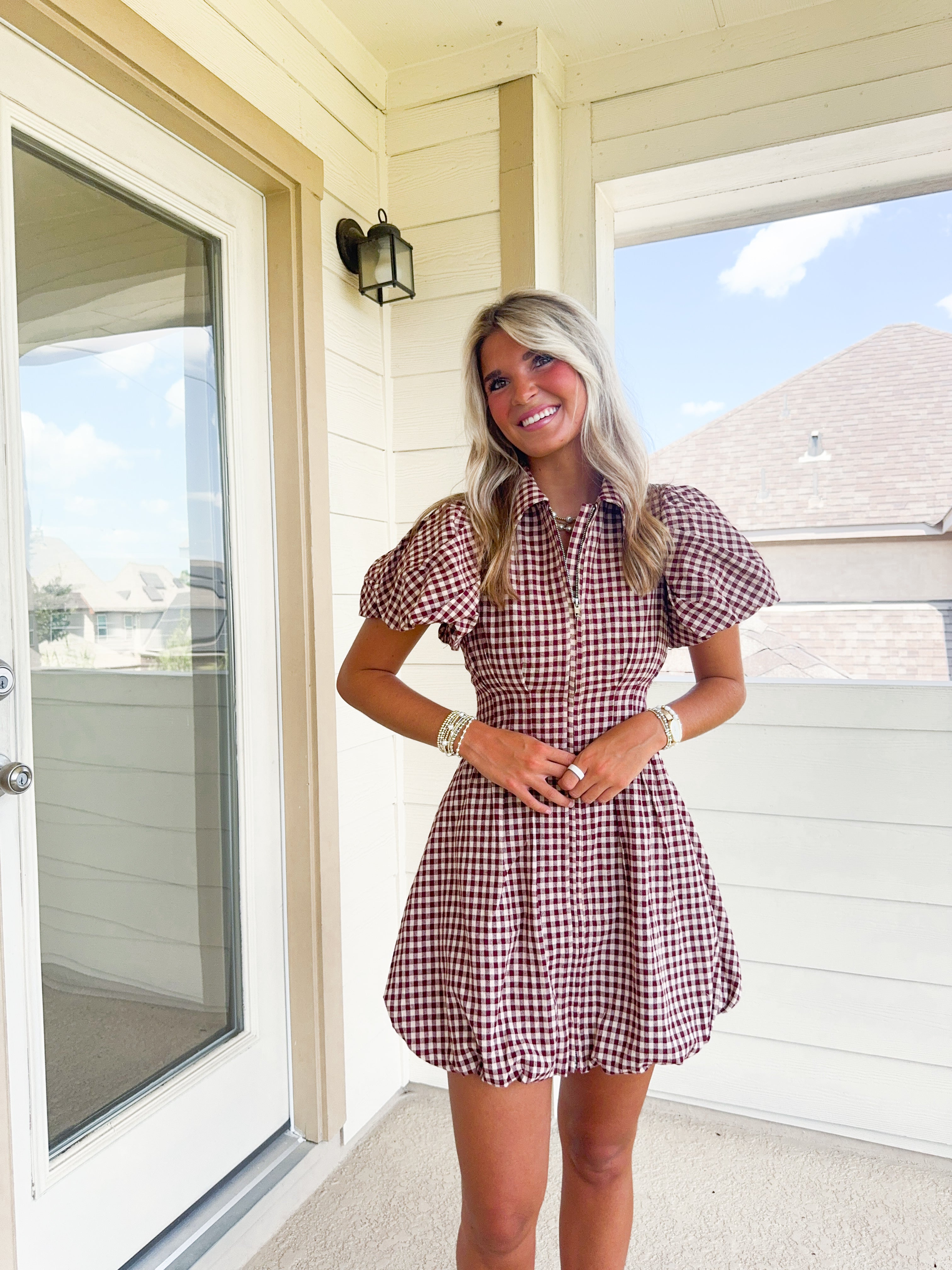Magnolia Gingham Dress