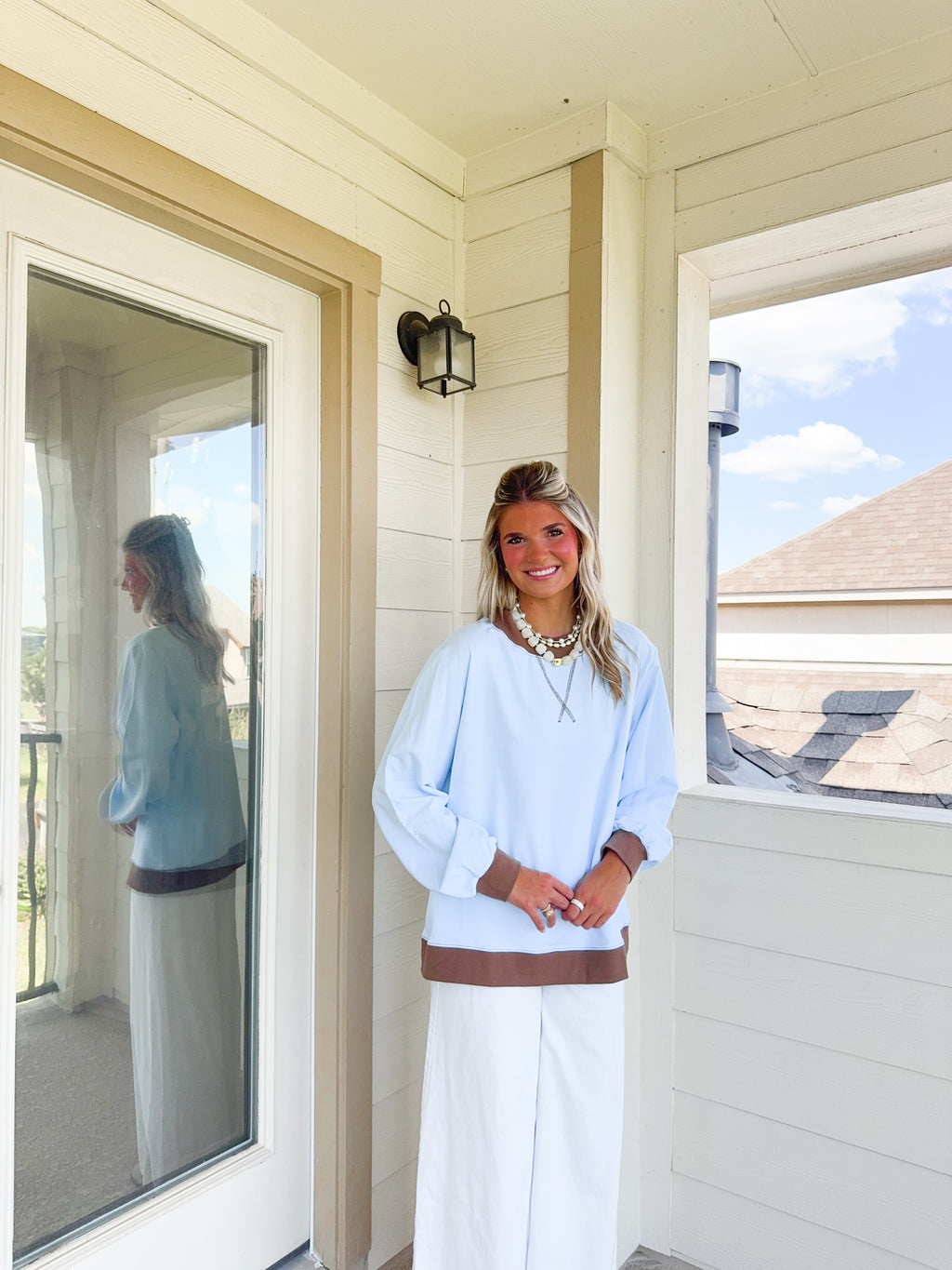 Coastal Cocoa Mockneck