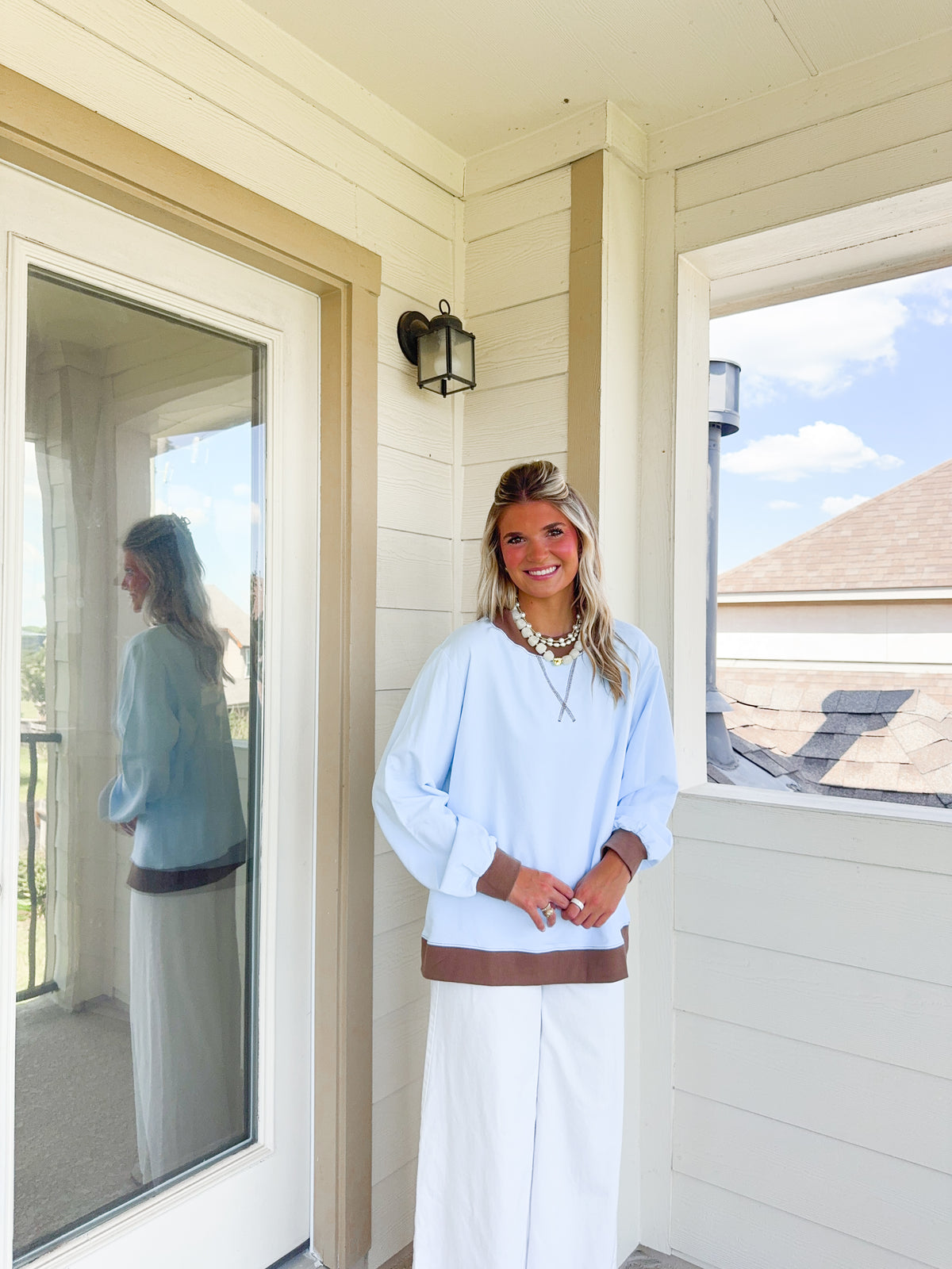 Coastal Cocoa Mockneck