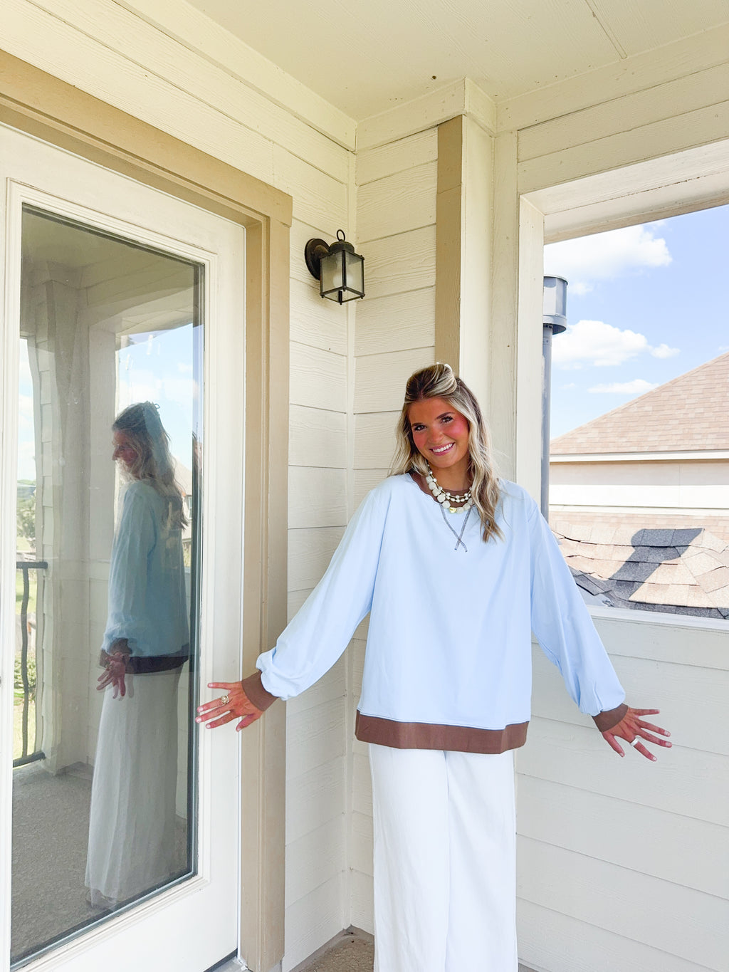 Coastal Cocoa Mockneck