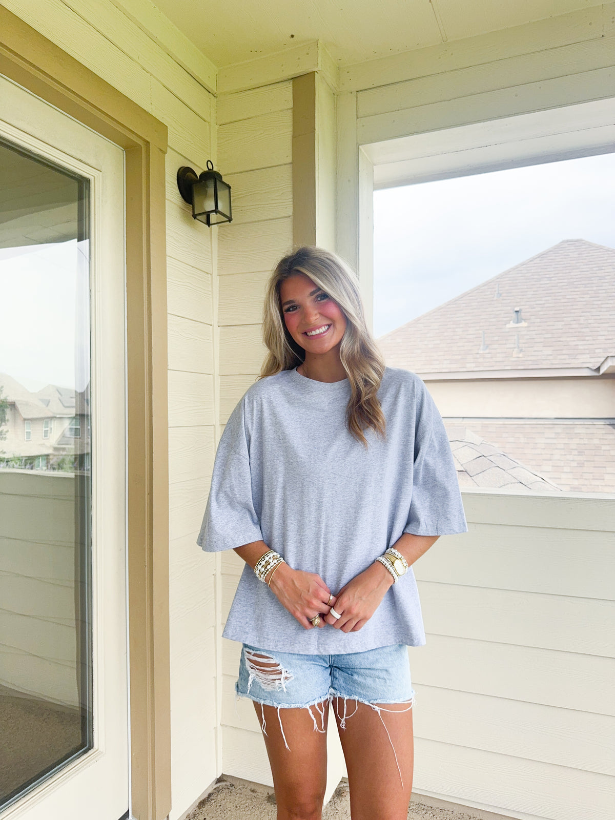 Everyday Oversized Grey Tee